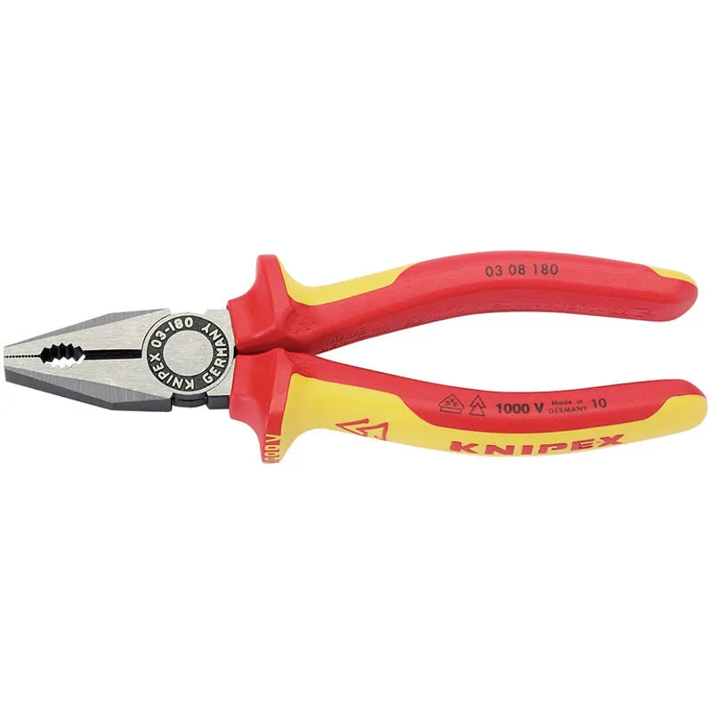 Knipex 180mm Fully Insulated Combination Pliers