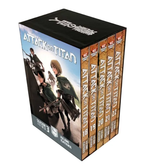 Hajime Isayama Attack On Titan Season 3 Part 2 Manga Box Set