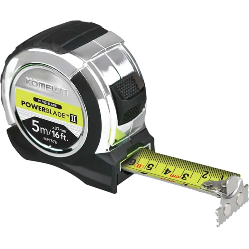 Tbc - Komelon 5m 16ft PowerBlade Tape Measure MPT57E Magnetic Hi-Viz Blade KOMMPT516E