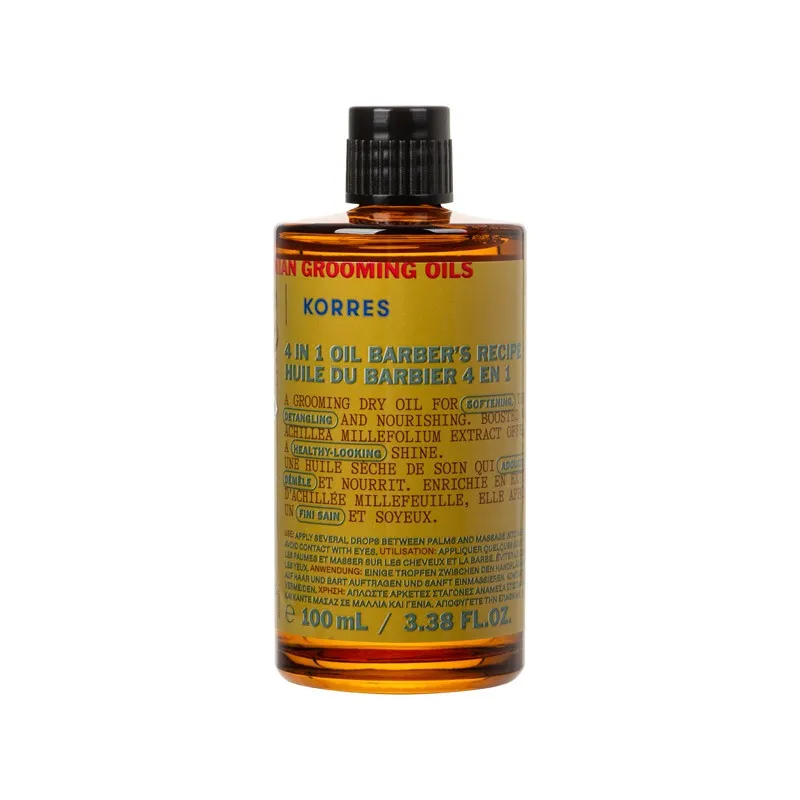 Korres Achillea Mens Grooming Oil 100ml