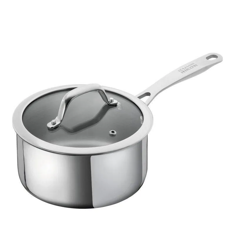 Kuhn Rikon Allround Stainless Steel Saucepan, 20m/3.1L in Silver Silver