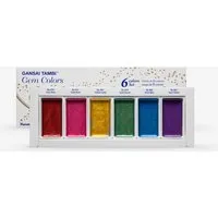 Kuretake Gansai Tambi Gem Colours x6 Set6 Colour Set - Gem