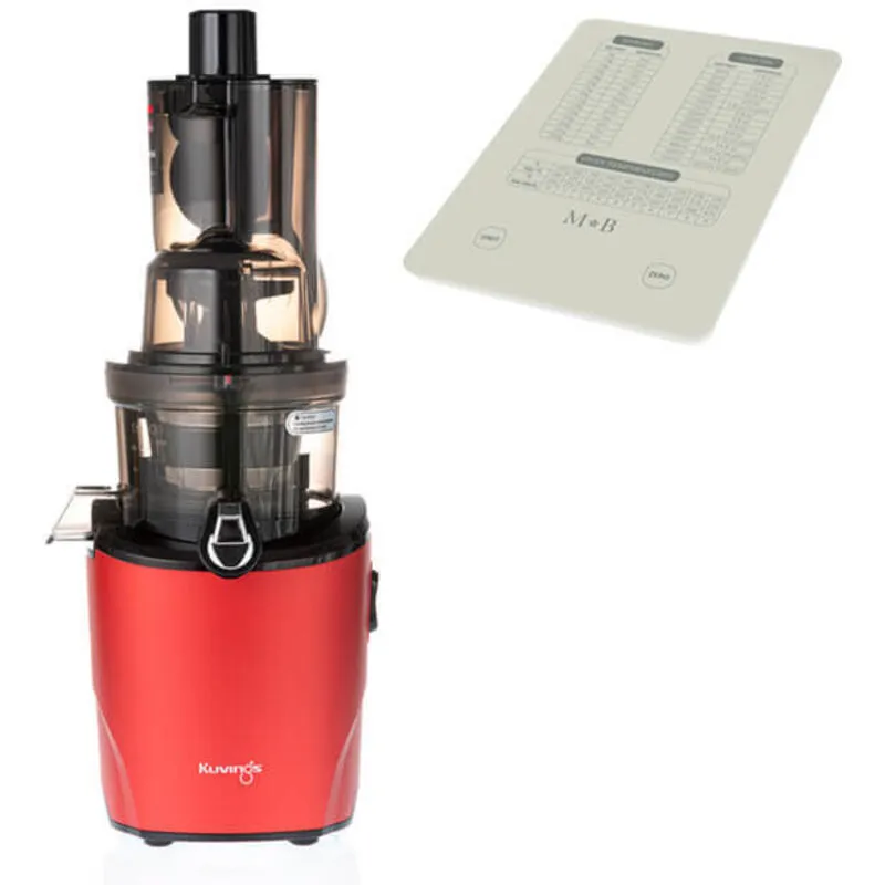 Kuvings - REVO830 Revolution Cold Press Juicer Red With free Gift