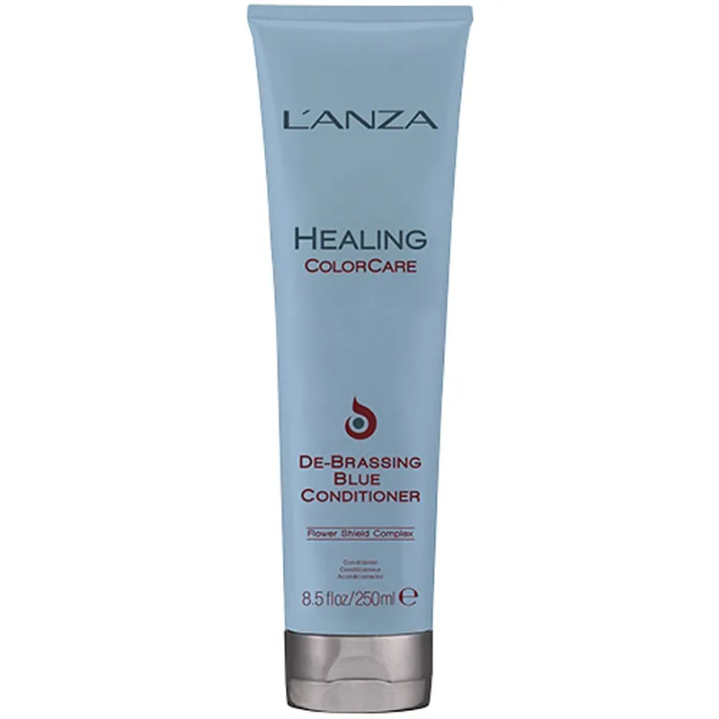 L'Anza Healing ColorCare Blue De-Brassing Conditioner 250ml
