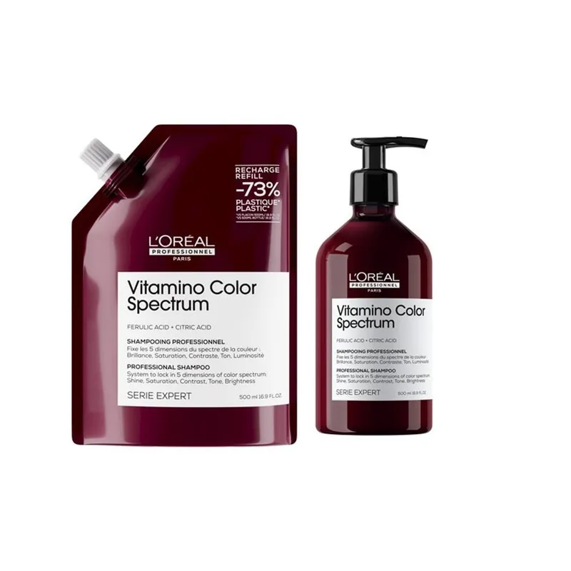 L'Oreal Professionnel L'Oréal Professionnel Vitamino Color Spectrum Shampoo 500ml & Refill