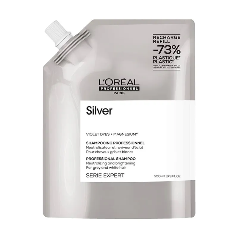 L'Oreal Professionnel L’Oréal Professionnel Silver Shampoo Refill Pack 500ml