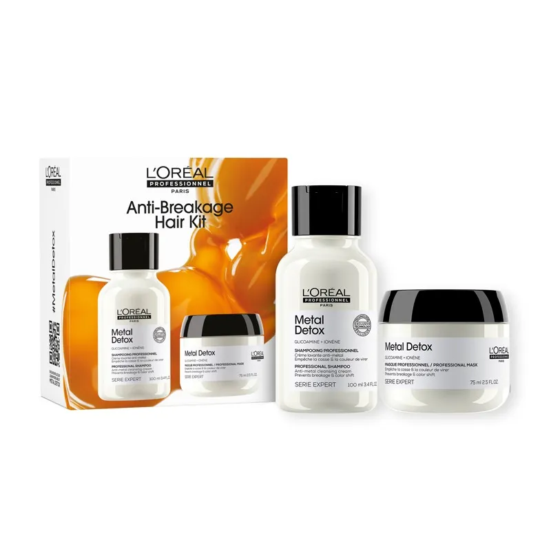 L'Oreal Professionnel Metal Detox Anti-breakage Mini Shampoo & Hair Ma