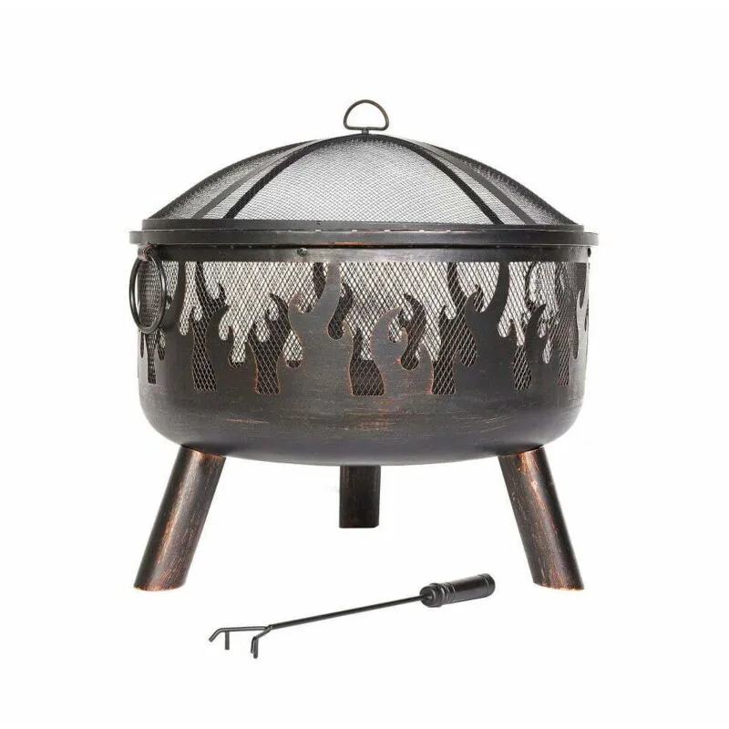 La Hacienda Wildfire Firepit - Steel - L61 x W61 x H61 cm - Bronze