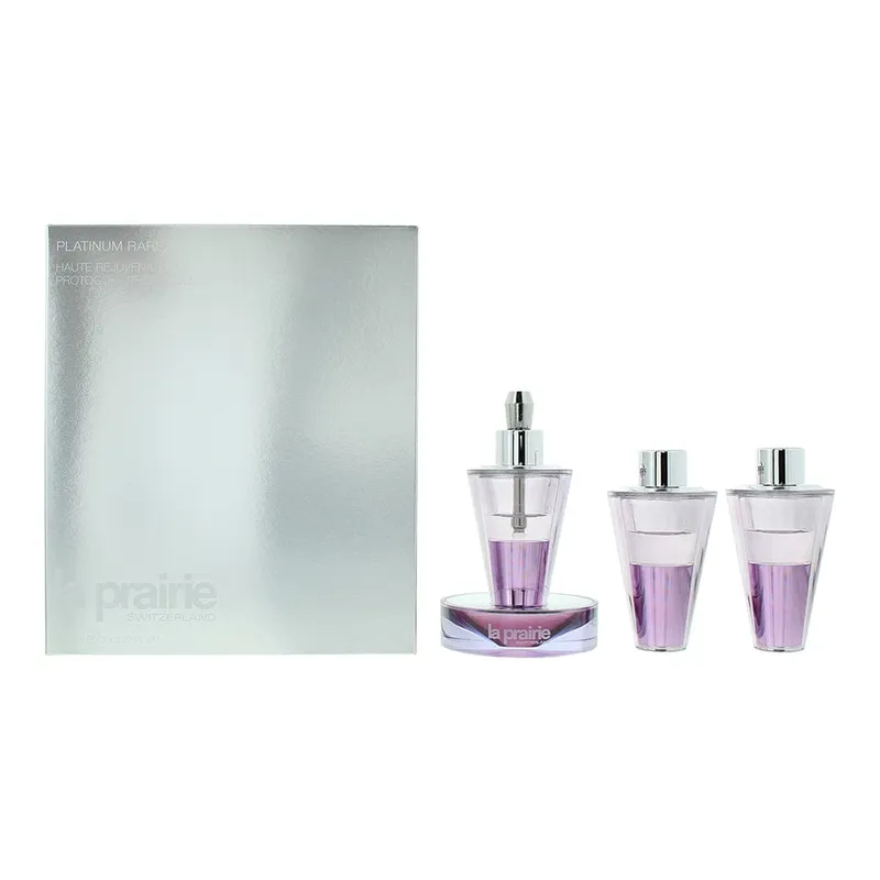 La Prairie Platinum Rare Haute-Rejuvenation, Protocol 3 Piece Gift Set: Treatment 3 x 8ml