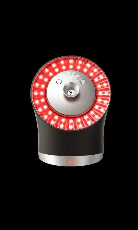 Lab - Life and Beauty Aurora LED Nano Facial Steamer in Black Black
