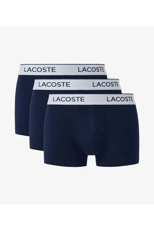 Lacoste Men's 3 Pack Trunks Navy Size: XL Navy XL