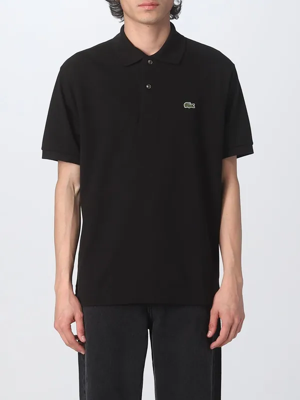 Lacoste Polo Shirt Men color Black - Size: 7 - male