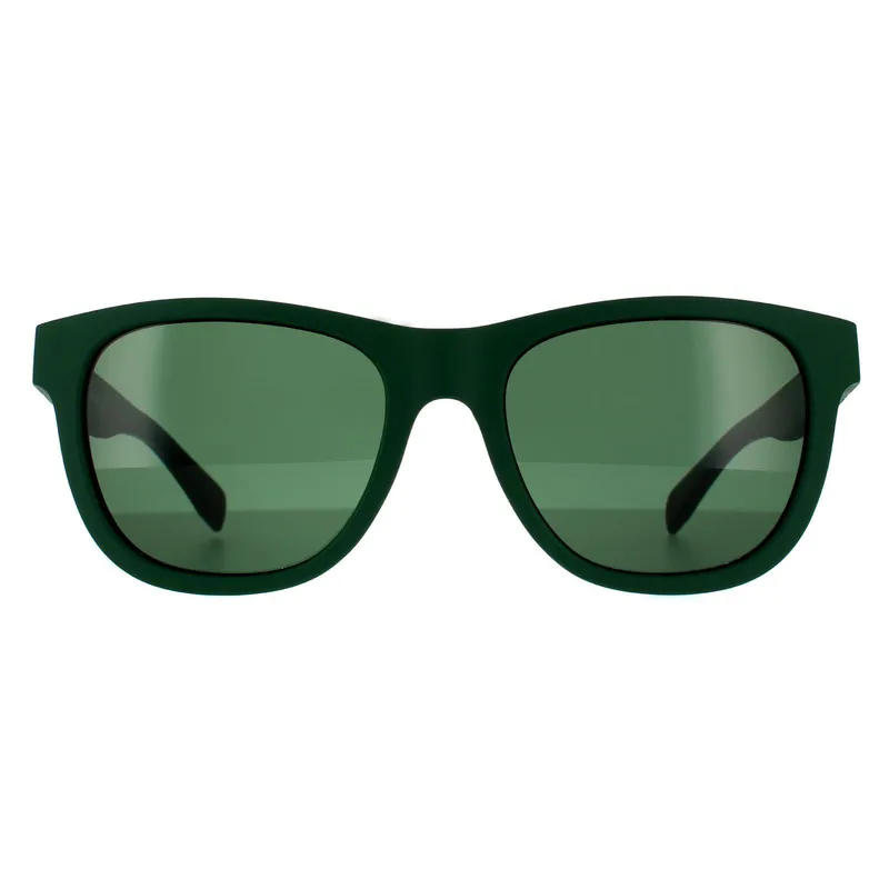 Lacoste Square Mens Matte Green Grey Sunglasses - One Size
