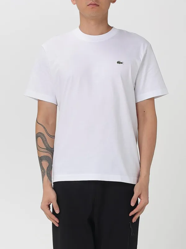 Men's Lacoste T-shirt White - Size: 38