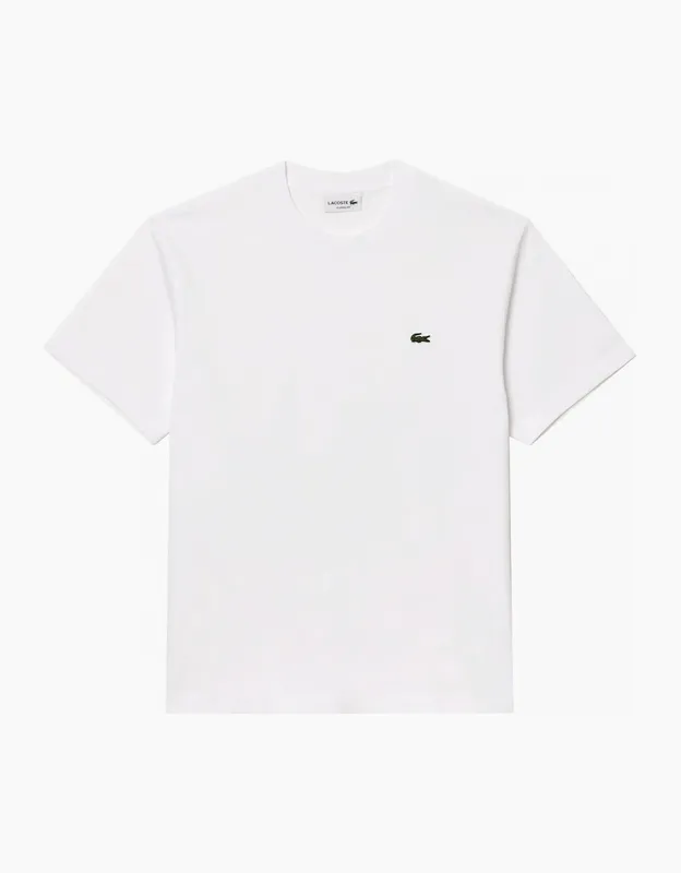 Men's Lacoste Men's White T-shirt - Size: 52
