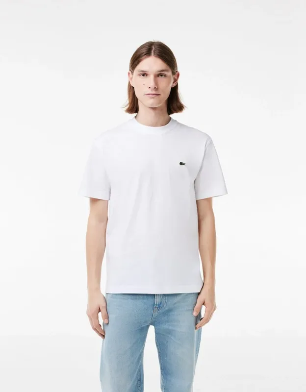 Men's Lacoste T-shirt White - Size: 40