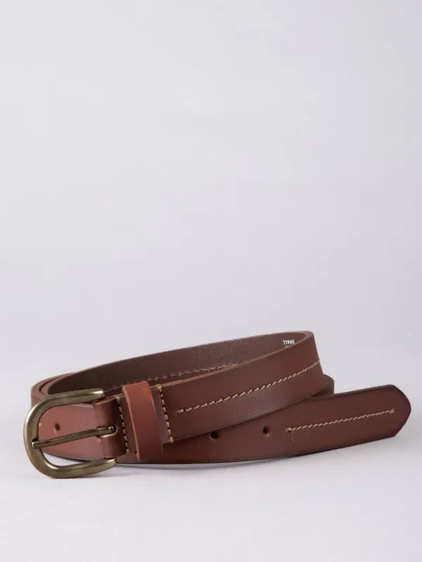 Lakeland Leather Women's 'Kendal' Leather Belt in Tan Size: XL - Tan - Size: XL