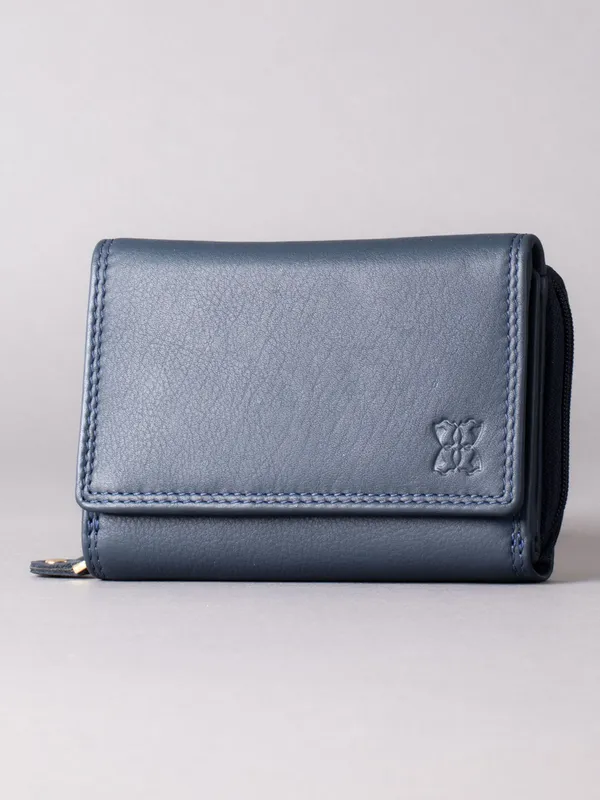 Lakeland Leather Women's Small Leather Purse in Navy Navy female
