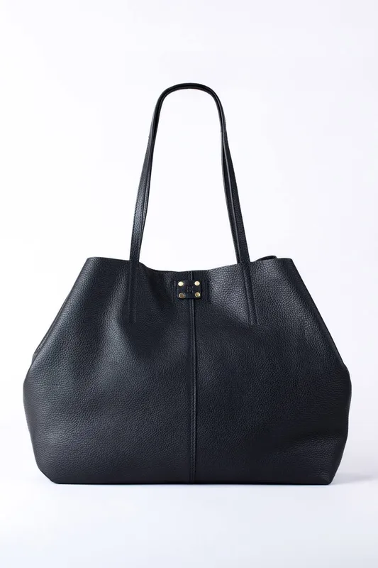Lakeland Leather Women's 'Tarraby' Leather Tote Bag in Black - Black