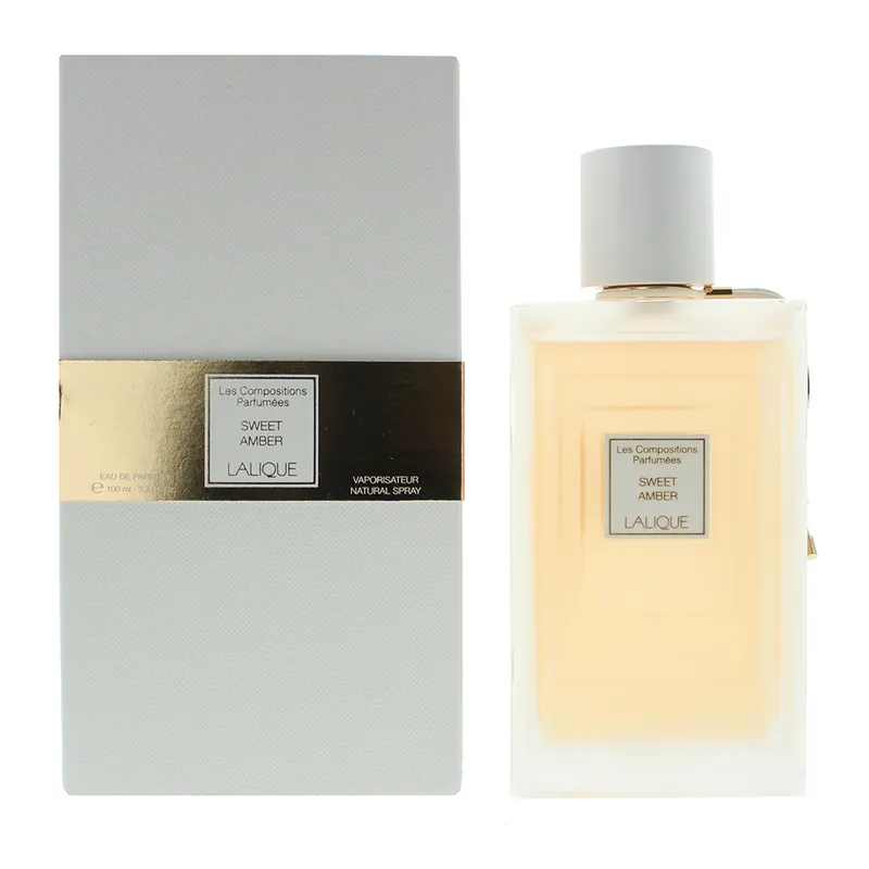 Lalique Womens Les Compositions Parfumees Sweet Amber Eau De Parfum 100ml Spray - Orange - One Size