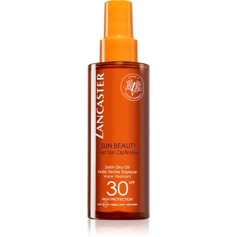 Lancaster Sun Beauty Satin Dry Oil dry sunscreen oil spray Spf 30 150 ml