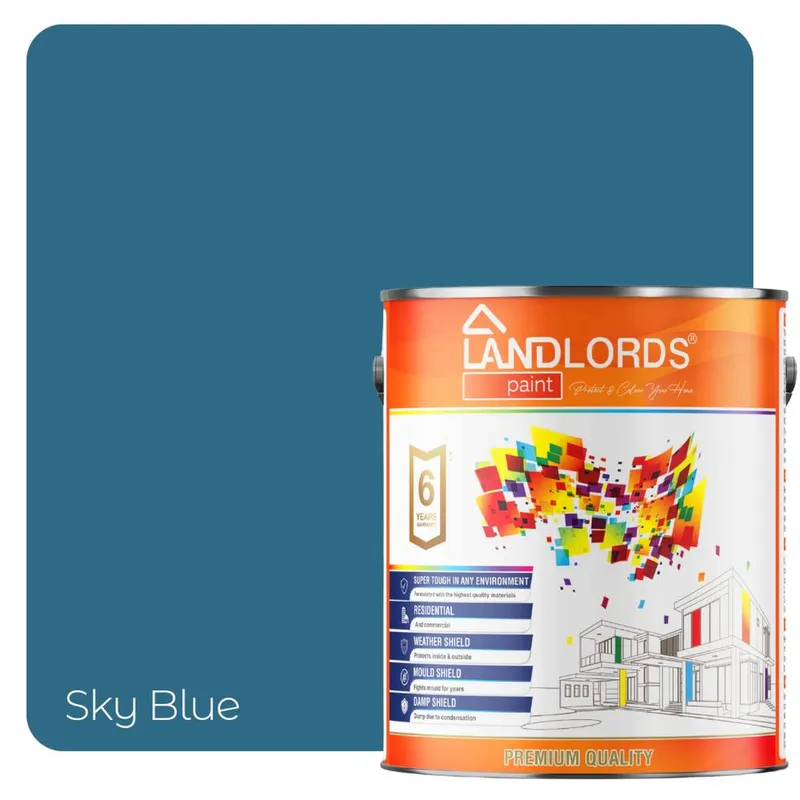 Landlords Paint Garden & Wood Paint - 20L in Sky Blue Sky Blue 20L