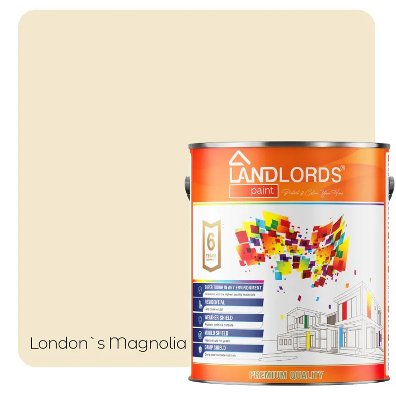 Landlords Paint Interior Paint - 5L in London's Magnolia London's Magnolia 5L
