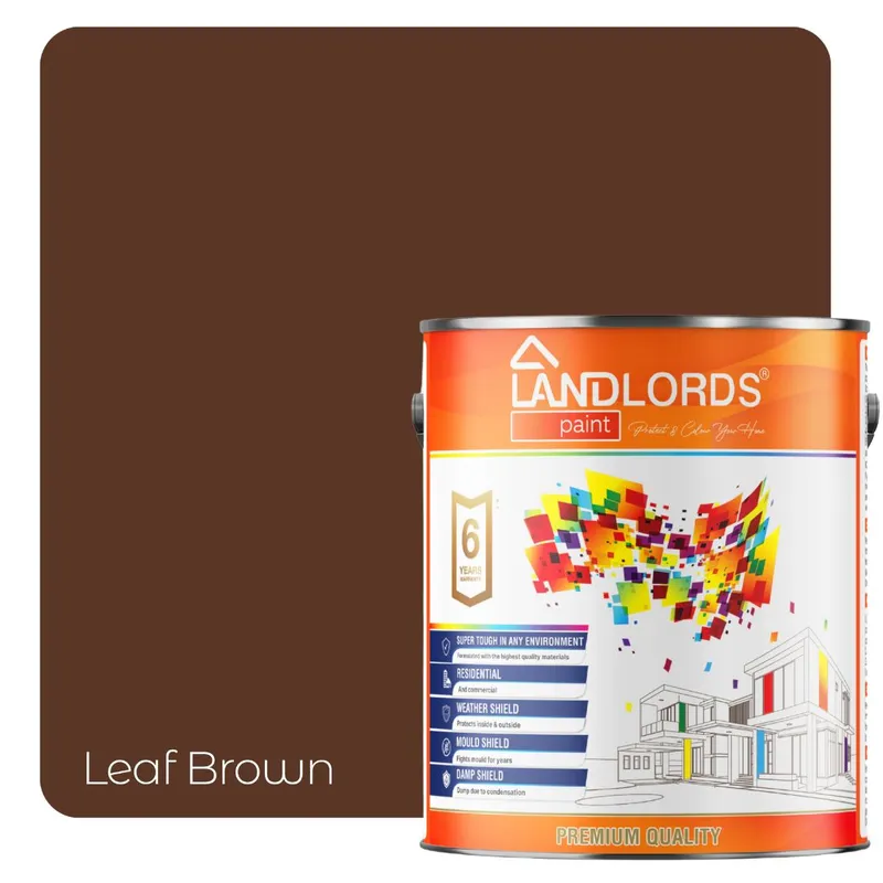 Landlords Paint Shed & Fence Paint - 5L in Brown Brown 5L