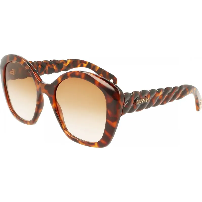 Lanvin Women's LNV628S-214 Sunglasses in Brown Brown One Size female