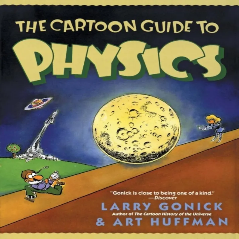 Larry Gonick The Cartoon Guide to Physics Paperback Book Multicolor