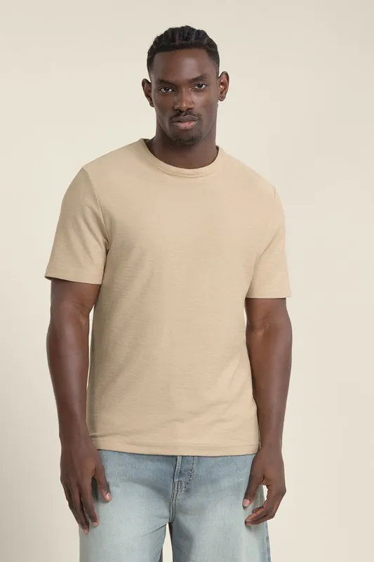 Larsson & Co Leif Mens Slub Textured T-Shirt