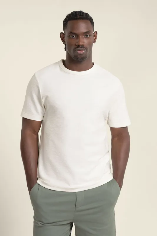 Larsson & Co Leif Mens Slub Textured T-Shirt