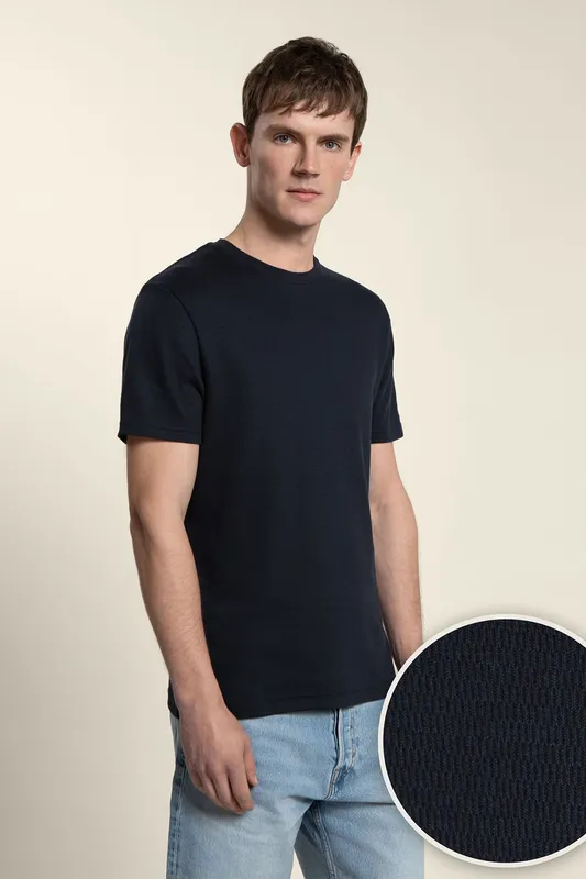 Larsson & Co Mens Textured T-Shirt