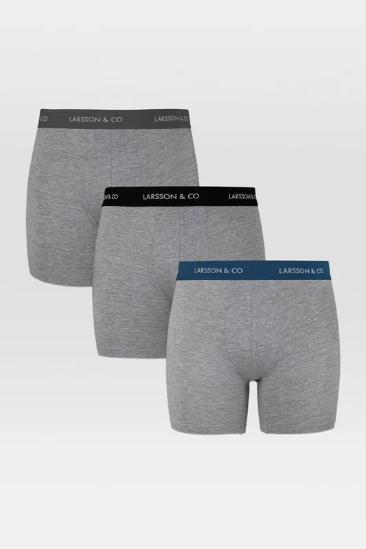 Larsson & Co Mens 3 Pack Boxers