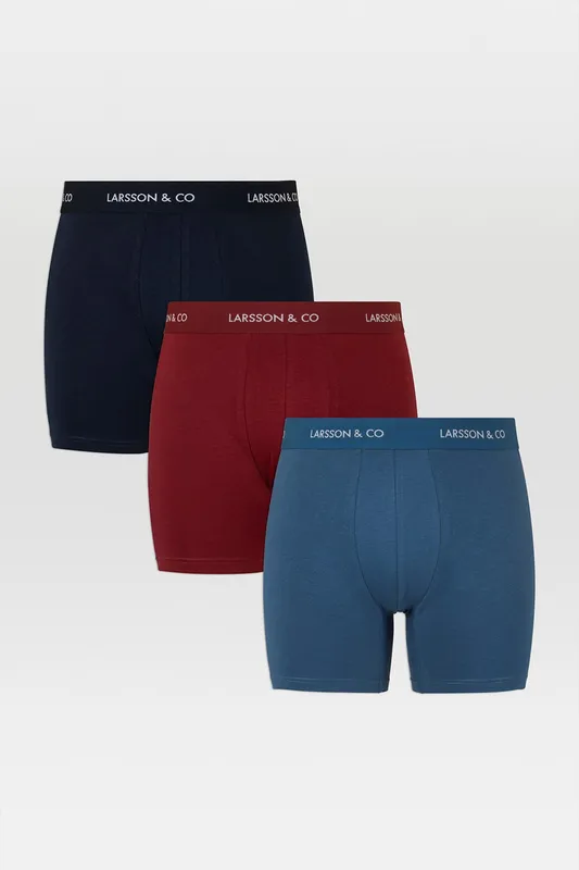 Larsson & Co Mens 3 Pack Boxers