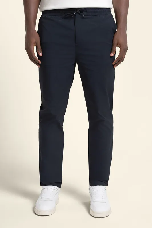Larsson & Co Mens Drawstring Stretch Nylon Trouser