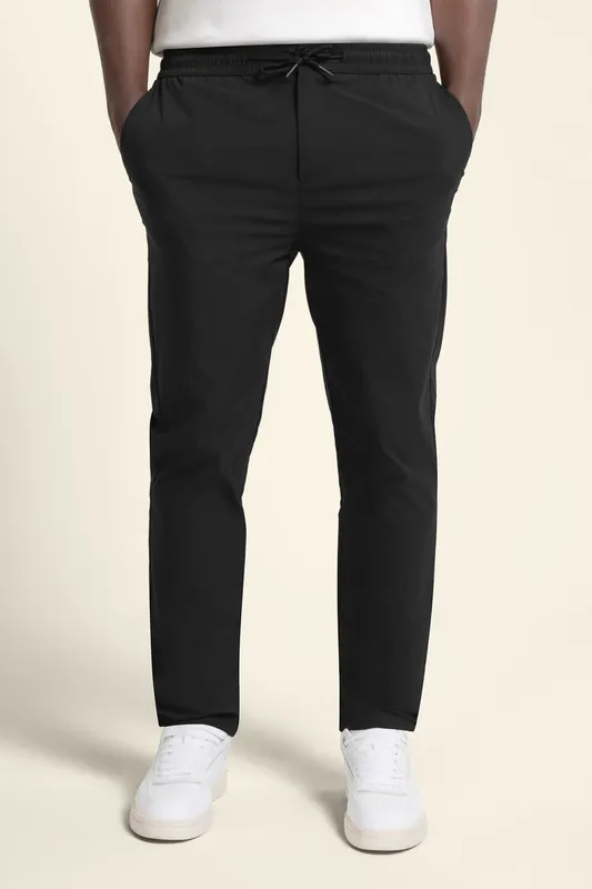 Larsson & Co Mens Drawstring Stretch Nylon Trouser