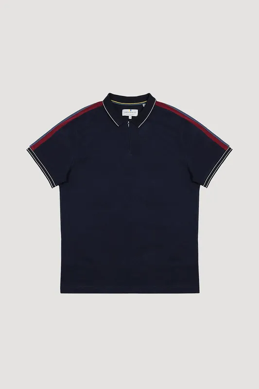Larsson & Co Mens Shoulder Panel Polo