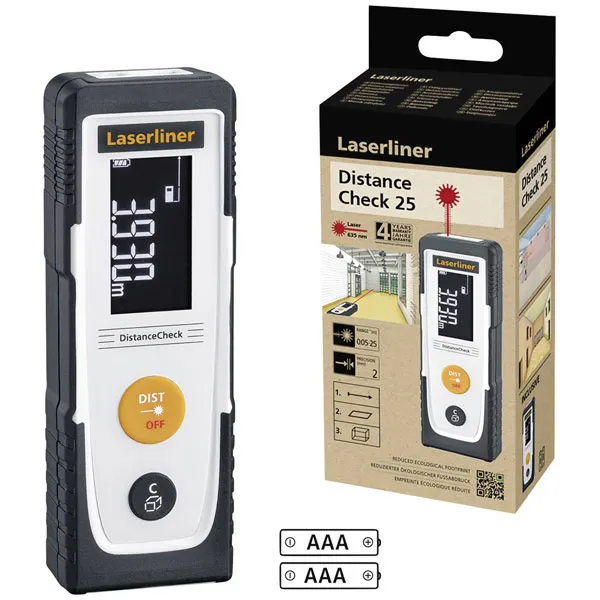 Draper 32146 Laserliner 080.805E DistanceCheck 25 Laser Rangefinder