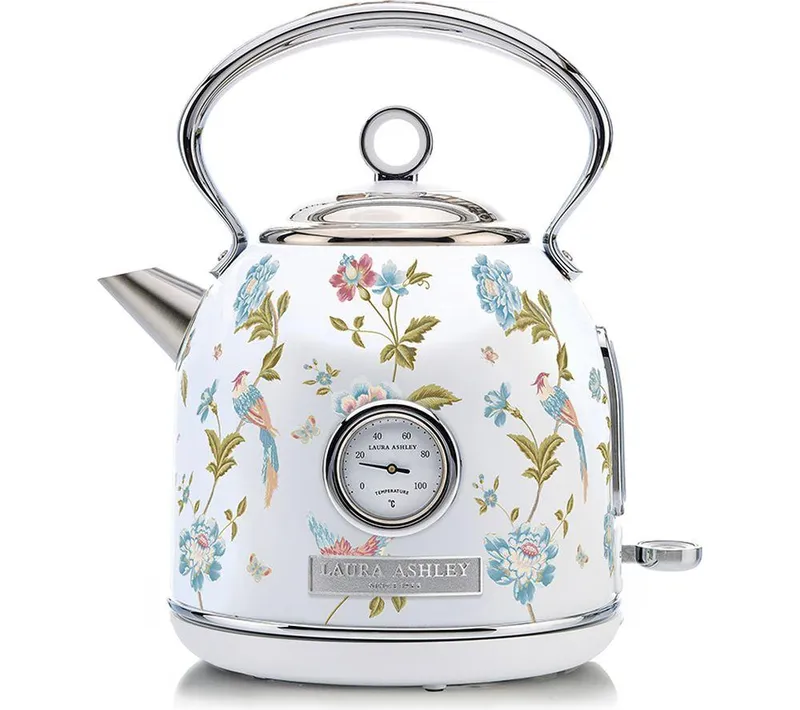 Laura Ashley VQ Elveden White 1.7L Dome Kettle Multicolor