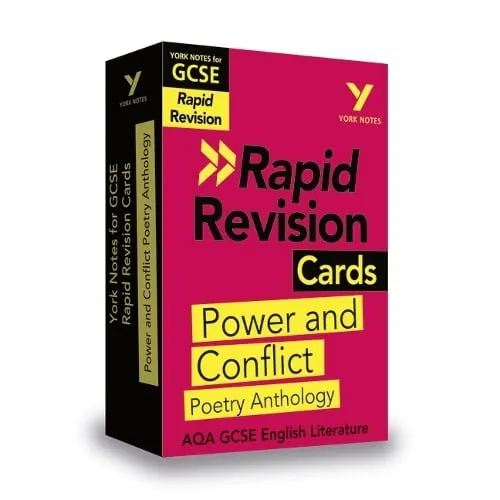Laura Burden York Notes Rapid Aqa Gcse (Revision Cards) Power and Conflict Poetry Anthology - for 2026, 2027 exams