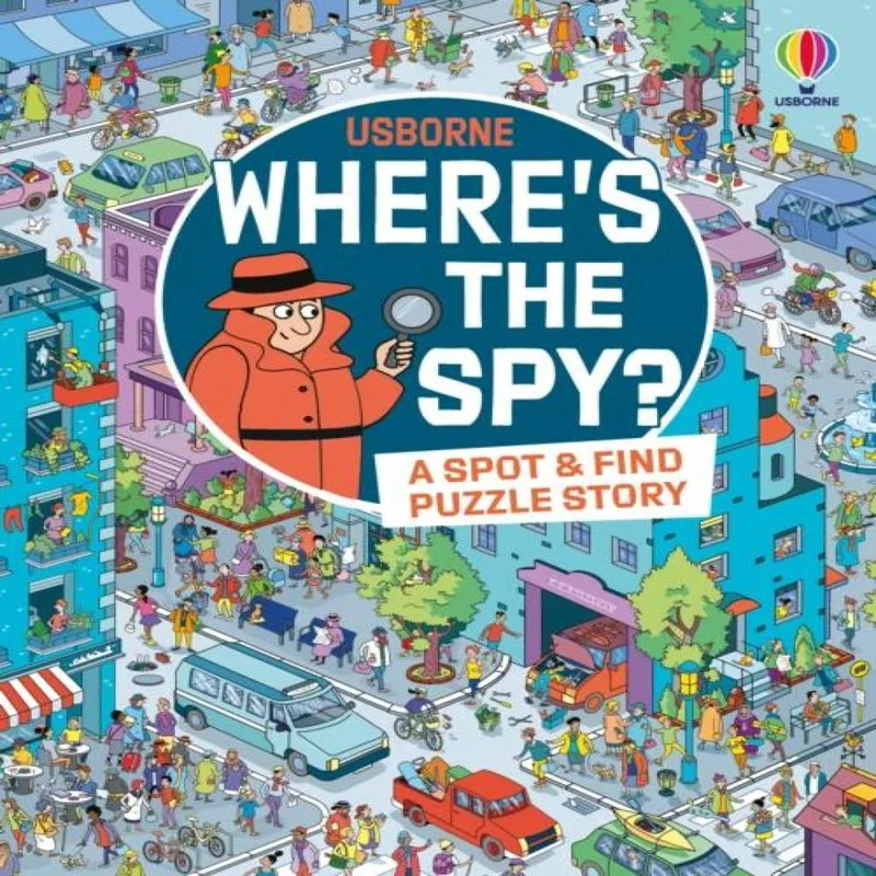 Laura Cowan Where's the Spy? Hardback Book Multicolor
