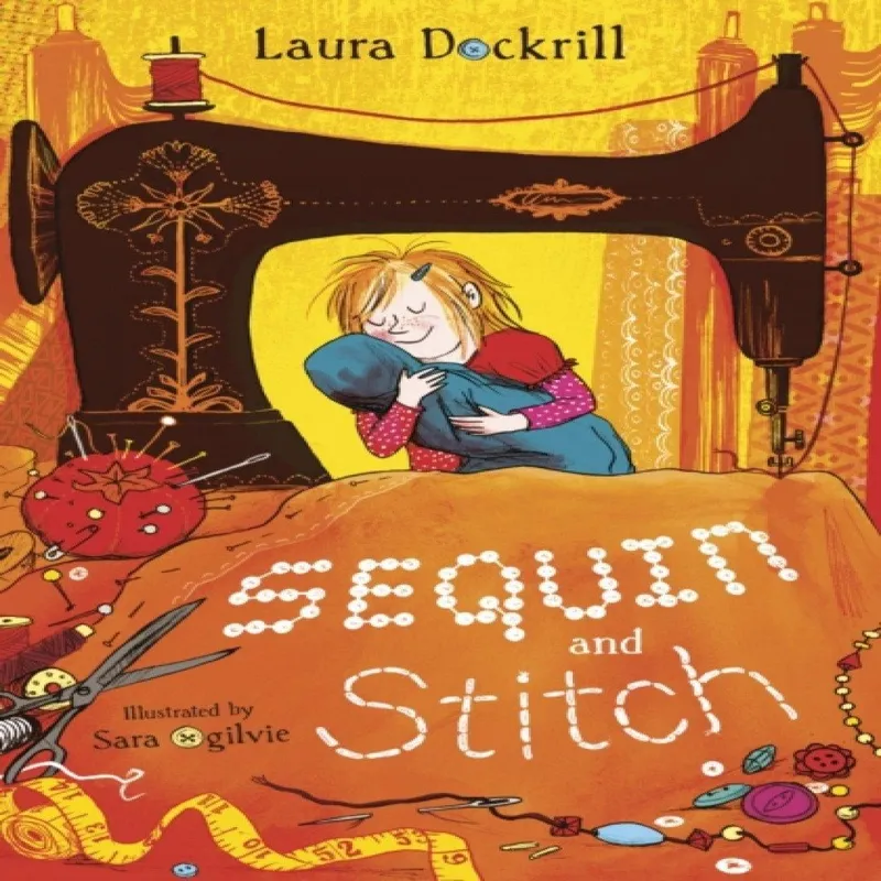 Laura Dockrill Sequin & Stitch Paperback Book Multicolor