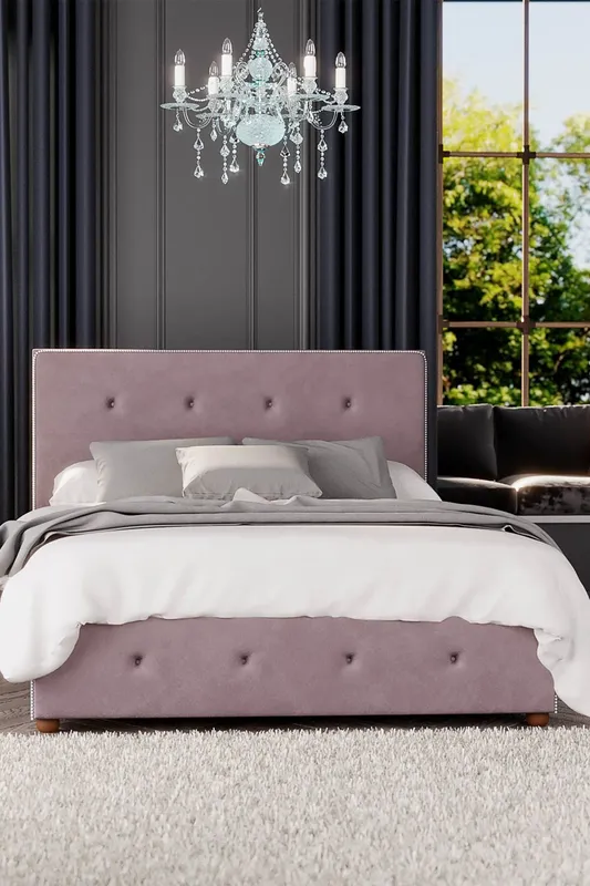 Laurence Llewelyn-Bowen Upholstered Ottoman Bed Blush Super King (6')