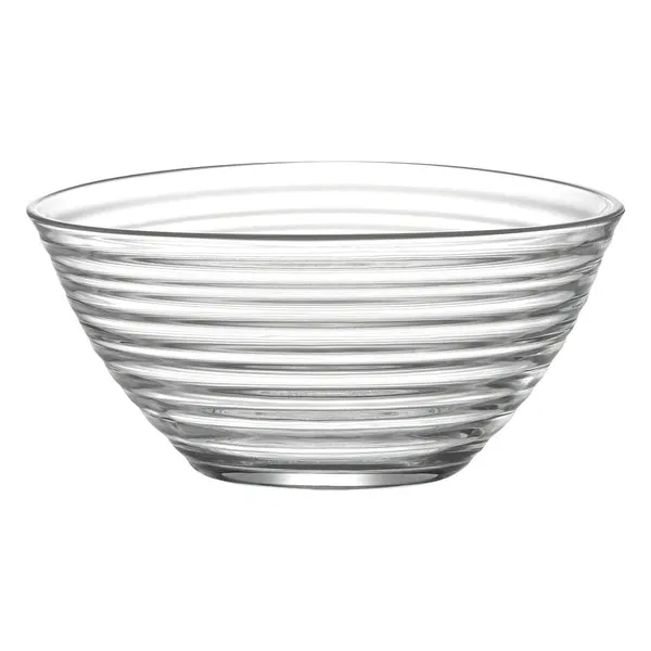 Lav Derin Glass Serving Bowl 23cm in Clear Clear