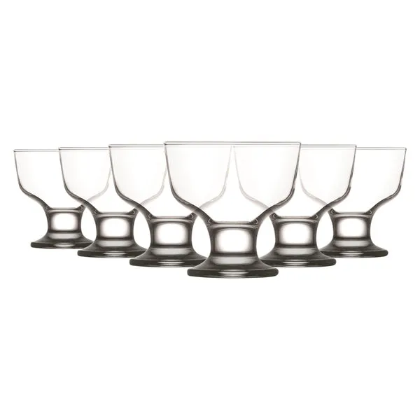 Lav Glassware 285ml Destina Glass Ice Cream Bowls - Pack of 6