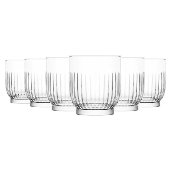 Lav Glassware 330ml Tokyo Whisky Glasses - Pack of Six - Clear