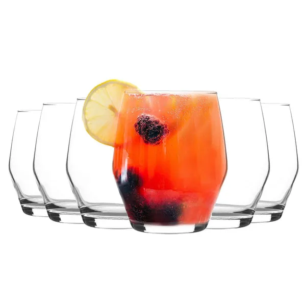 Lav Glassware 370ml Ella Whisky Glasses - Pack of Six