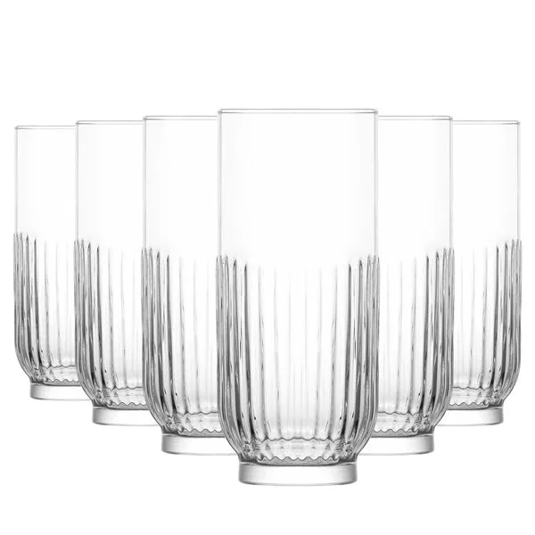 Lav Glassware 395ml Tokyo Highball Glasses - Pack of Six