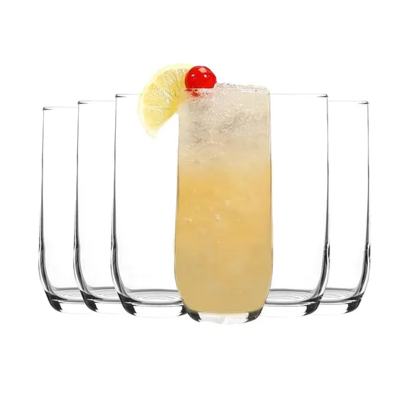 Lav Glassware 415ml Sude Highball Glasses - Pack of Six